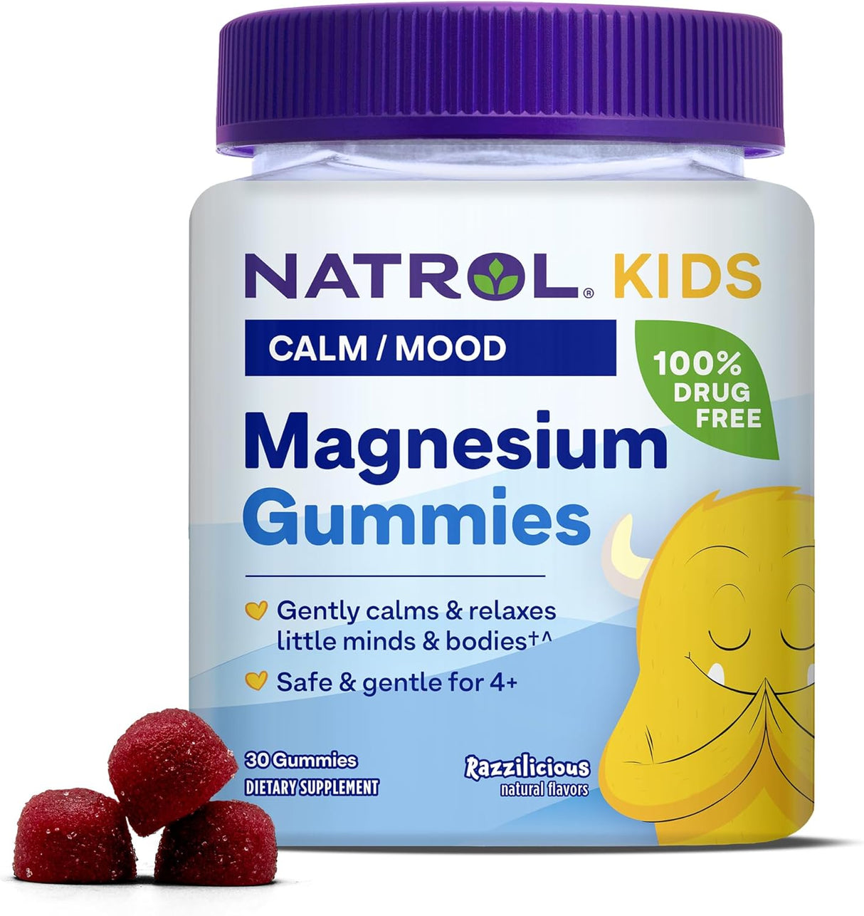 Gomas de Magnesio para Niños Natrol, Relajación y Función