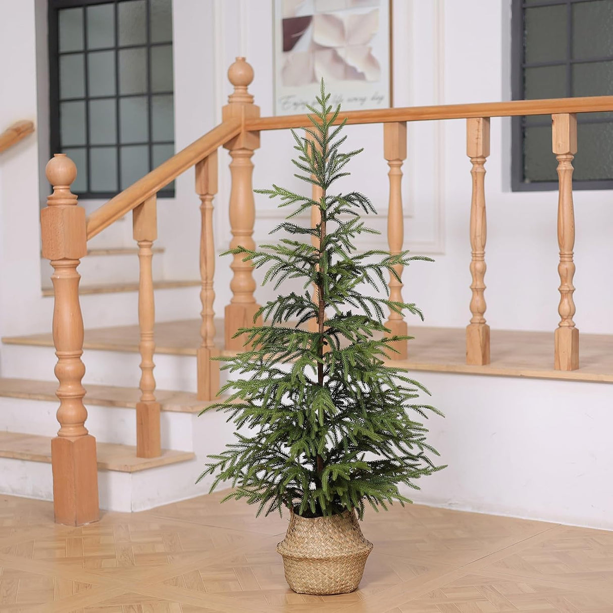 Árbol de Navidad Norfolk Artificial - 4ft Decoración Navideña