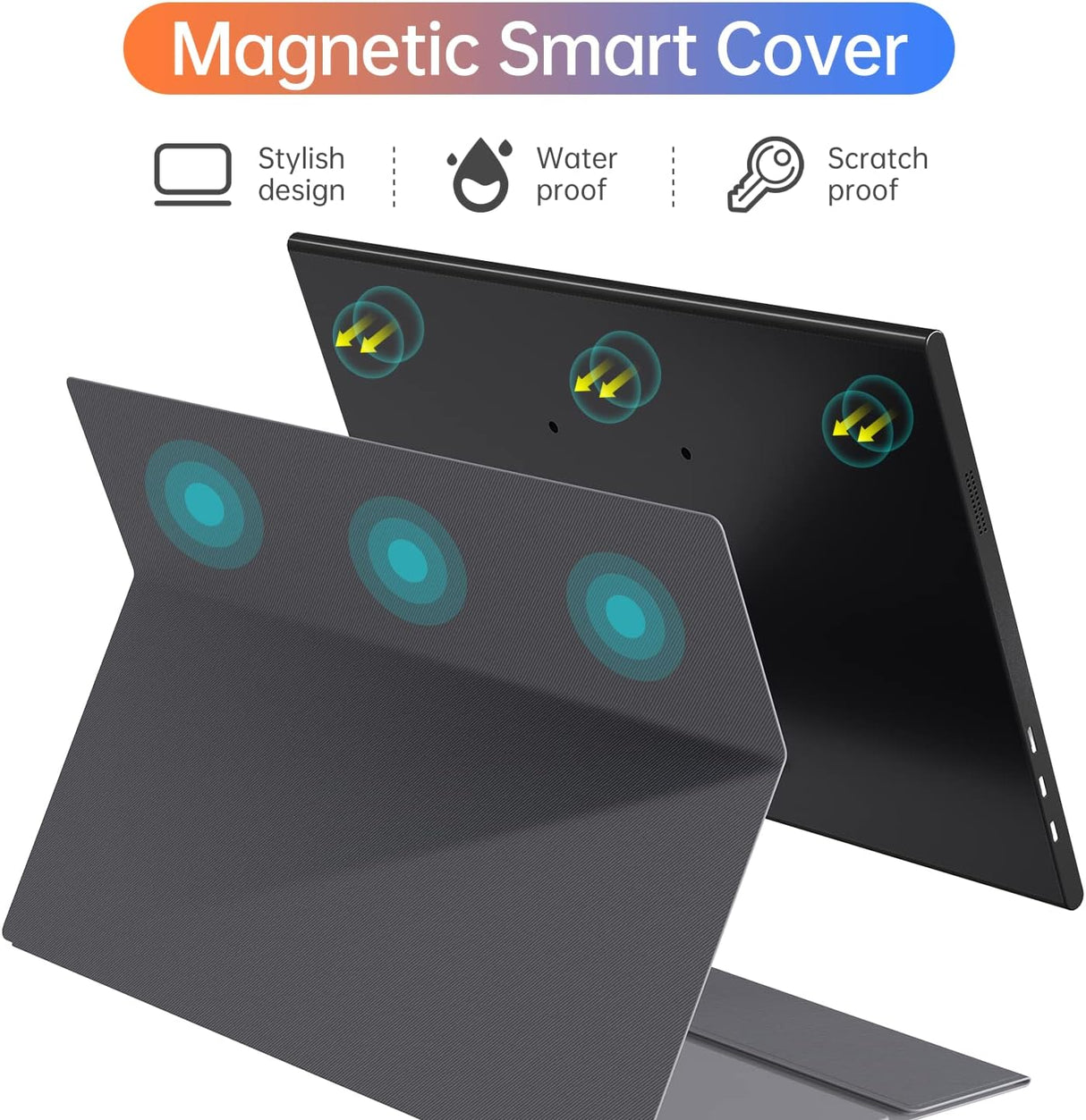 Monitor portátil 15.6 1080P USB-C HDMI, Ultra delgado, IPS