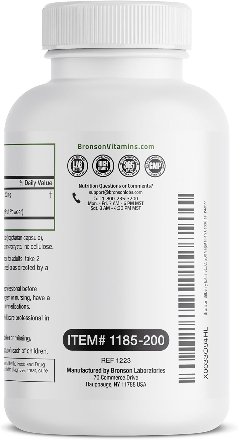 Suplemento Arándano Extra Strength 3000 mg sin OMG 200 cáp