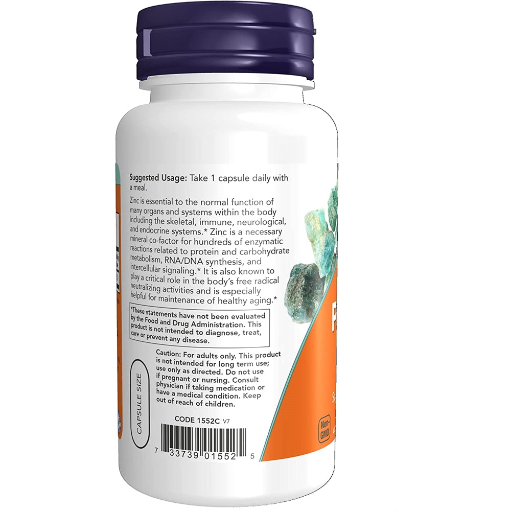 Suplementos Alimenticios picolinato de zinc 50 mg 120 cap