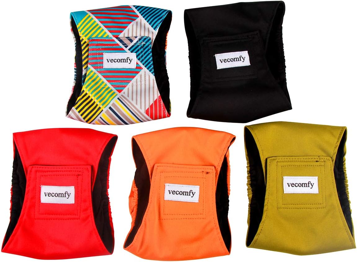 vecomfy - Pañales lavables y reutilizables 5 unidades