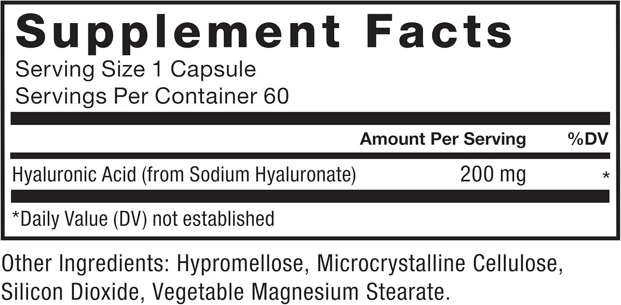 Suplementos de ácido hialurónico para las articulaciones