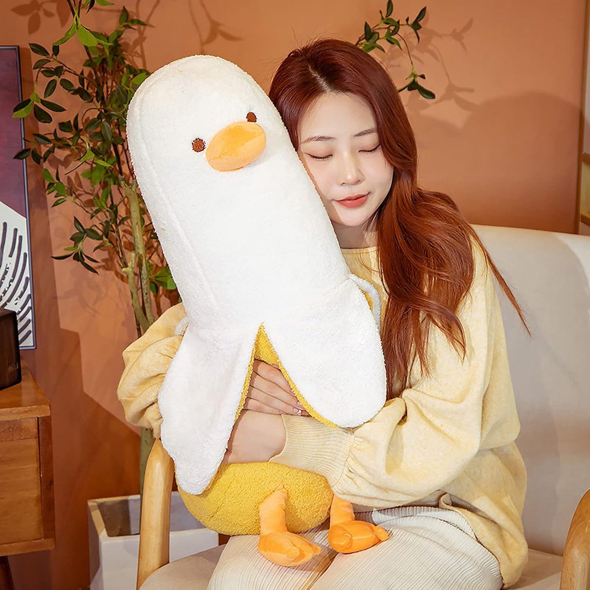 Peluche de pato plátano Tamaño: 50 cm