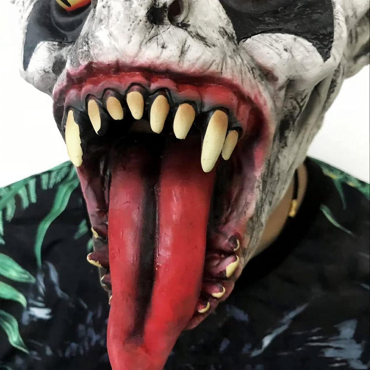 Máscara de payaso terrorífico, Halloween, látex, modelo gory.