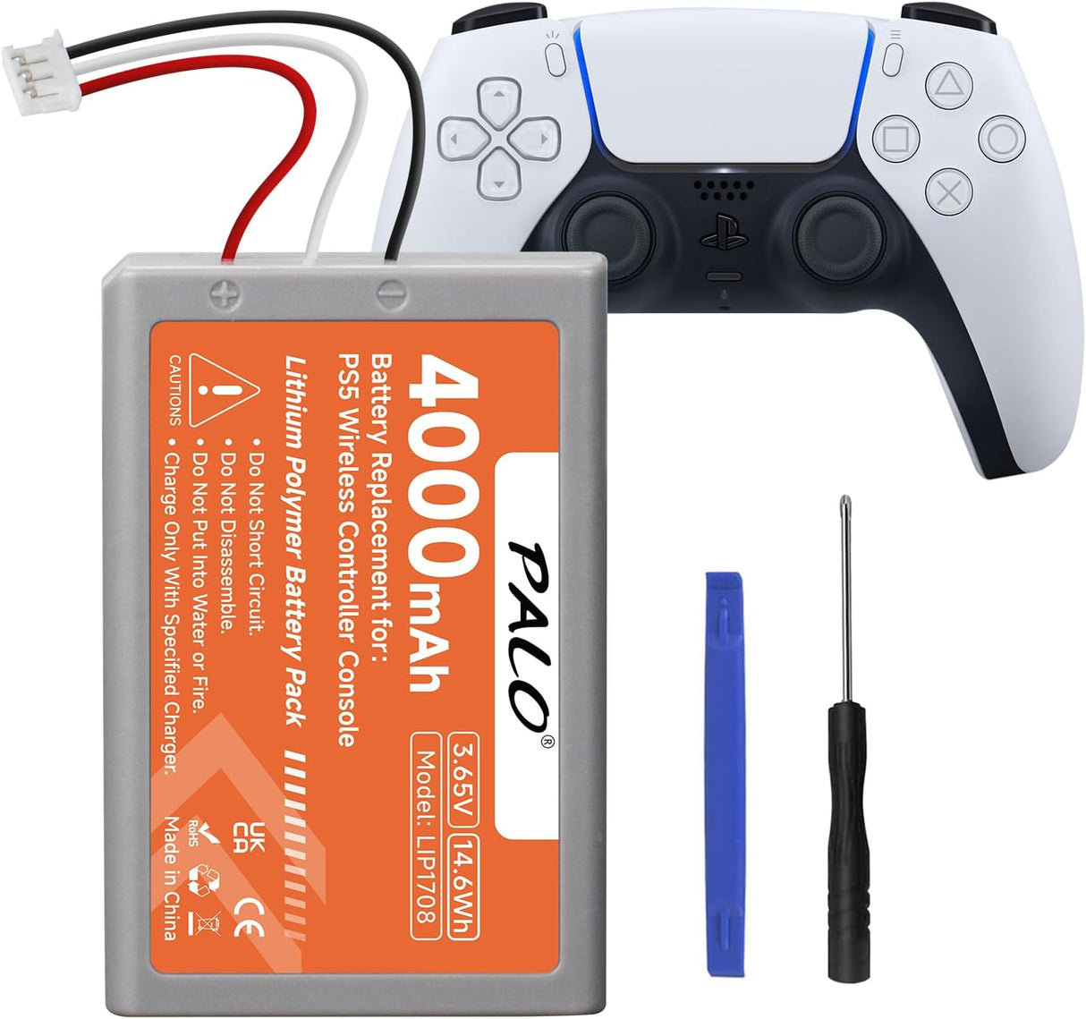 Batería 4000mAh Sony PS5 Dual Sense CFI-ZCT1W 3.65V/14.6Wh