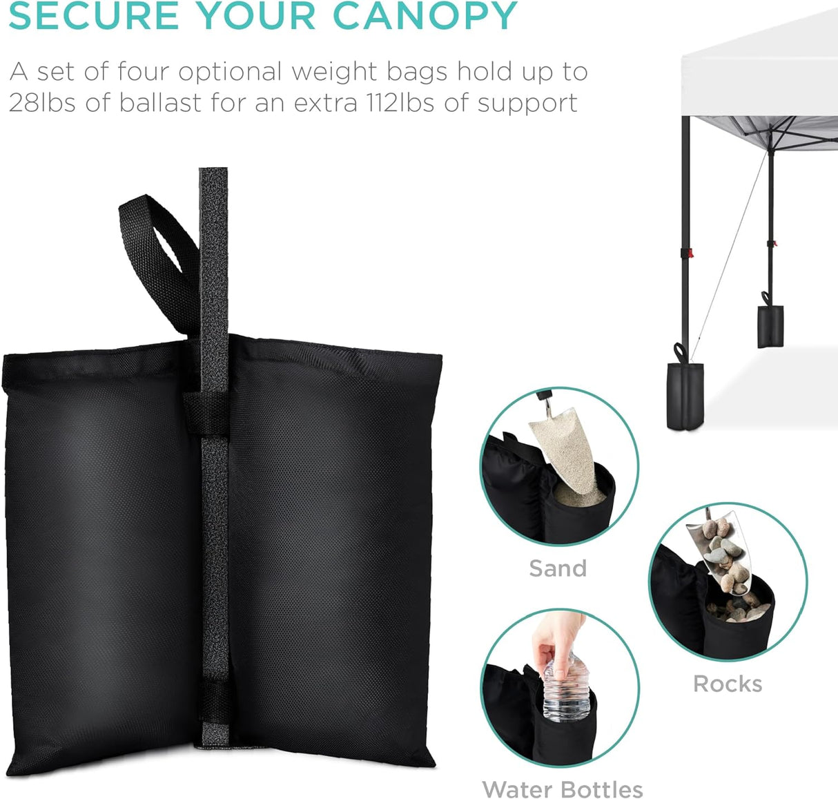 Tienda Pop-Up 12x12ft para 1 Persona - Carpa Instantánea