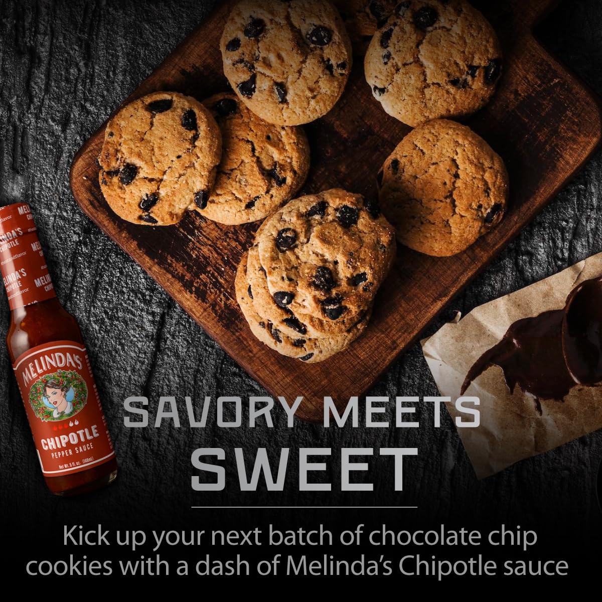Melinda's Salsa picante Chipotle – Salsa gourmet de chipotle – Hecho con chiles chipotle, chiles habanero, zanahorias, cebolla, papaya y jugo de lima – Keto, Kosher, vegano, salsa picante sin gluten – 5 onzas, 1 paquete