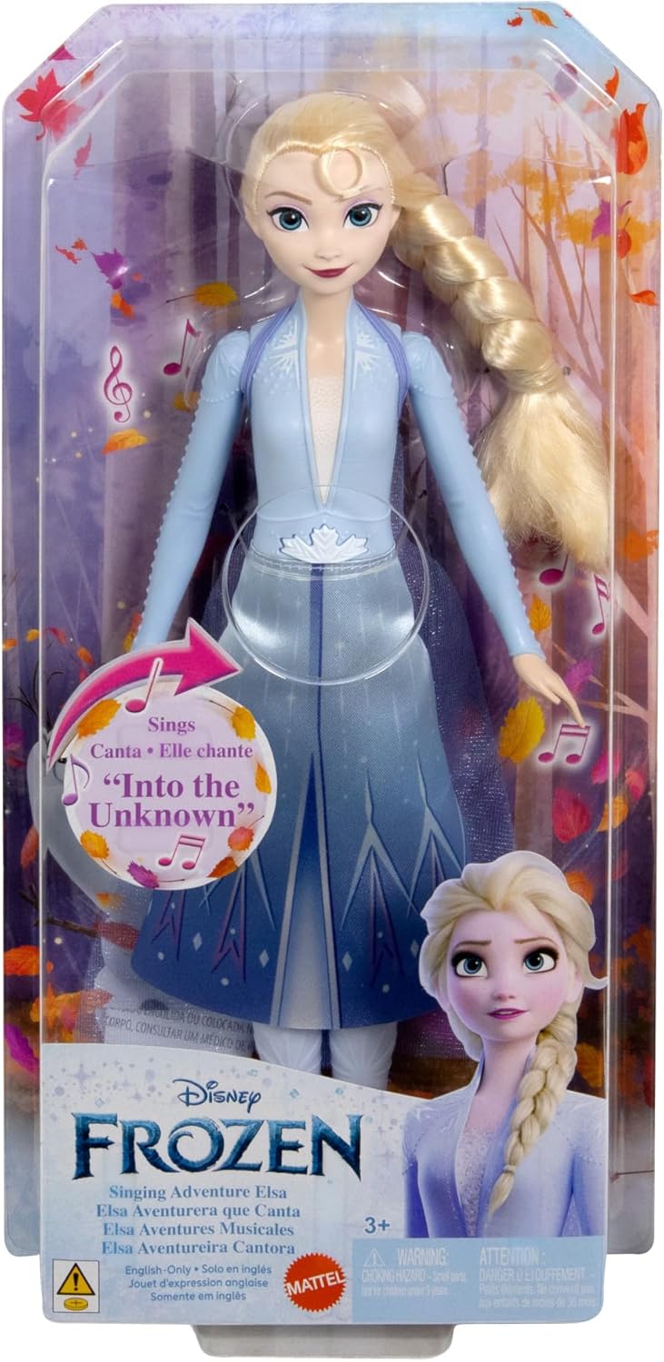 Muñeca Elsa Cantante, Mattel, Canta Into the Unknown, Frozen 2