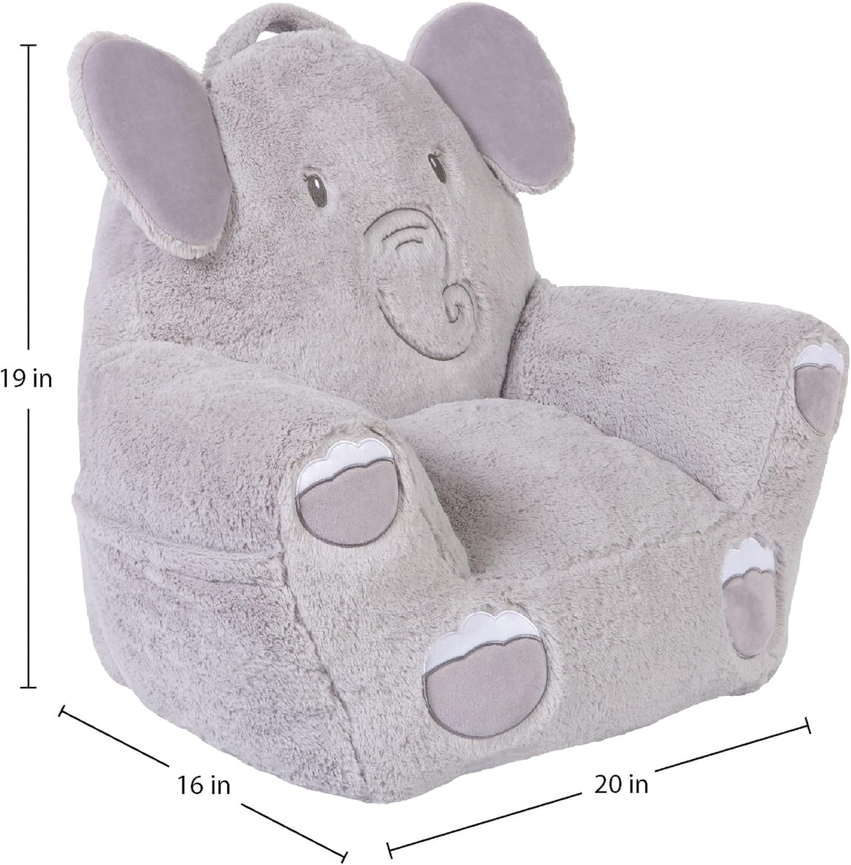 Silla de elefante para niños pequeños.Cuddo Buddies .