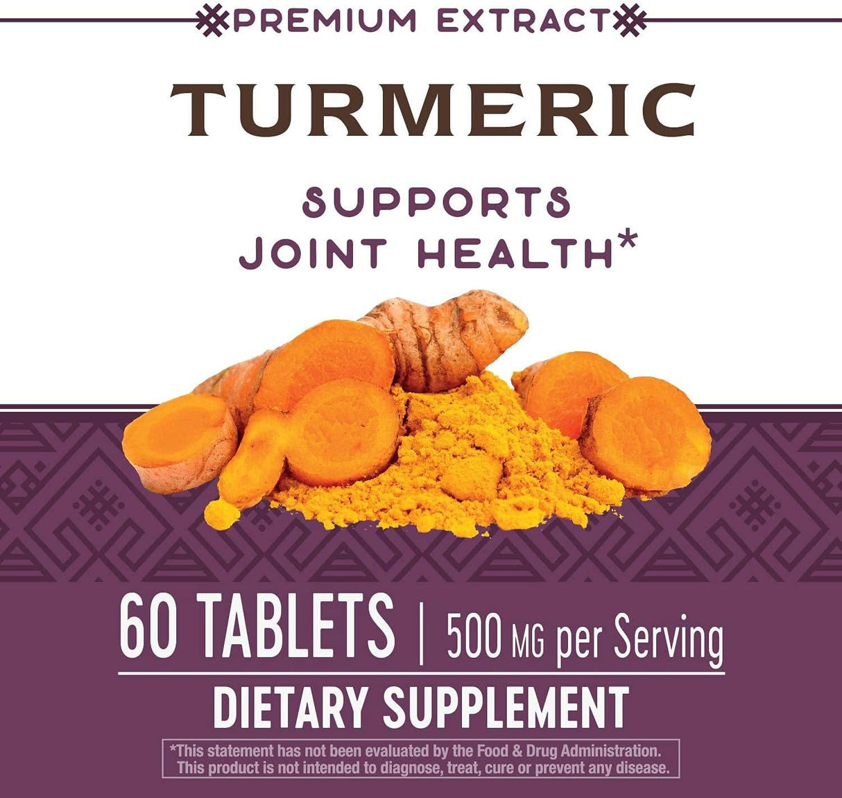 Suplemento Nature's Way Extracto de cúrcuma, 95% 500 mg