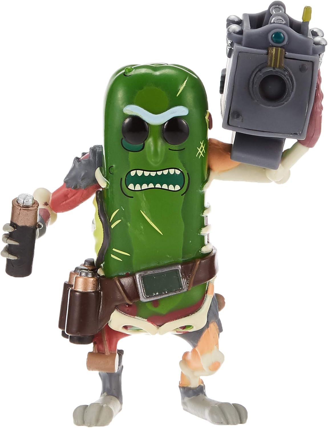 Figurita Coleccionable Pickle Rick con Láser - Funko Pop! Rick y Morty