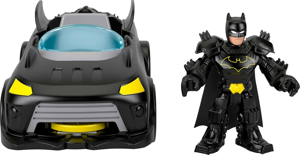 Fisher-Price Imaginext Batmobile DC Super Friends Metal Force 3