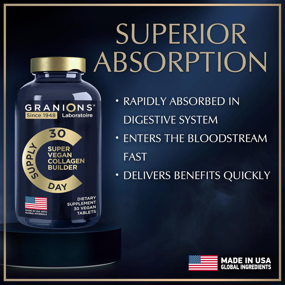 Suplementos de colágeno vegano para mujeres y hombres