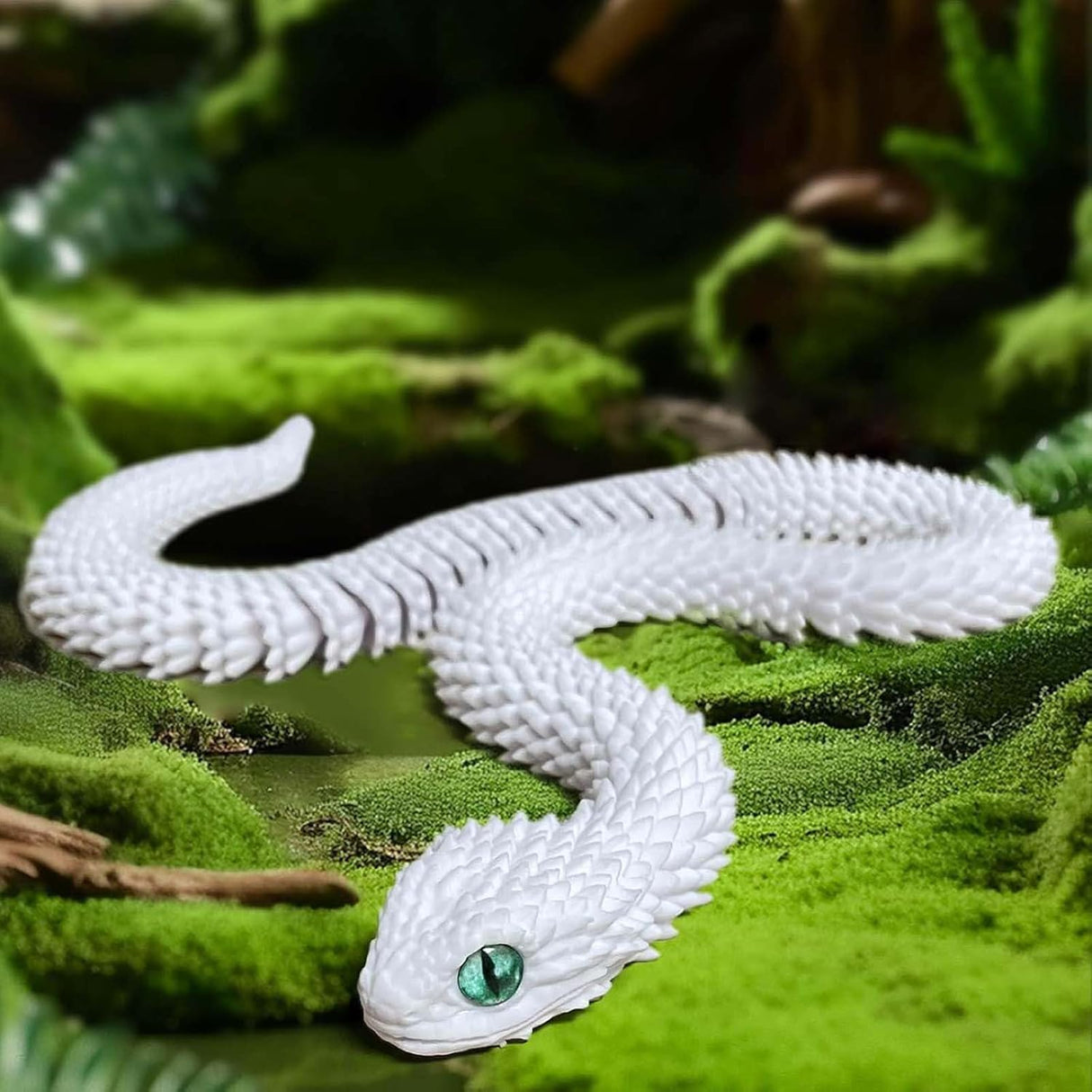 Juguete de serpiente 3D Impresa - Flexible y articulado - Set