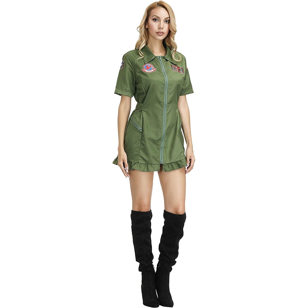 Disfraces verde de astronauta para mujer talla L