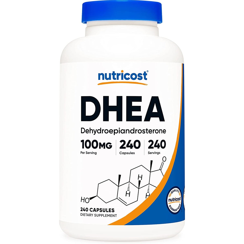 DHEA 100 240 cápsulas sin gluten sin soja