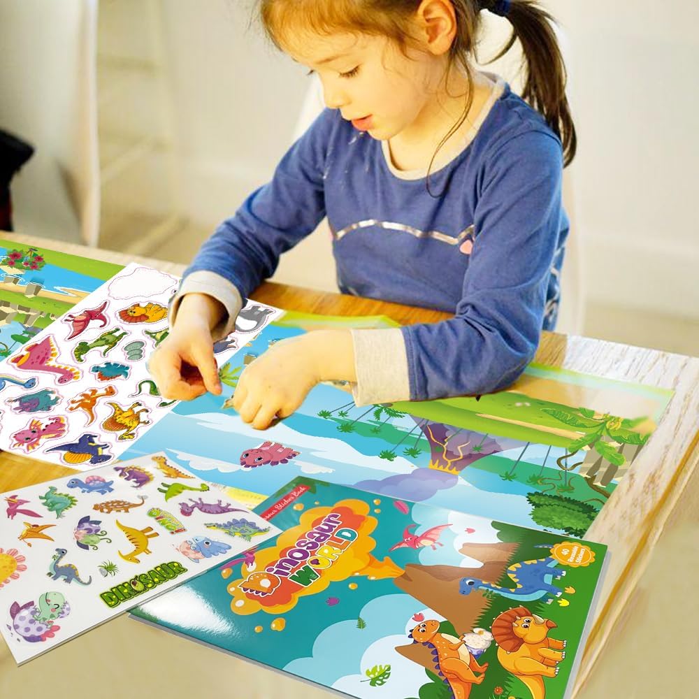 Set de Juguetes de Dinosaurios, Incluye Pistola de Burbujas y Figuras