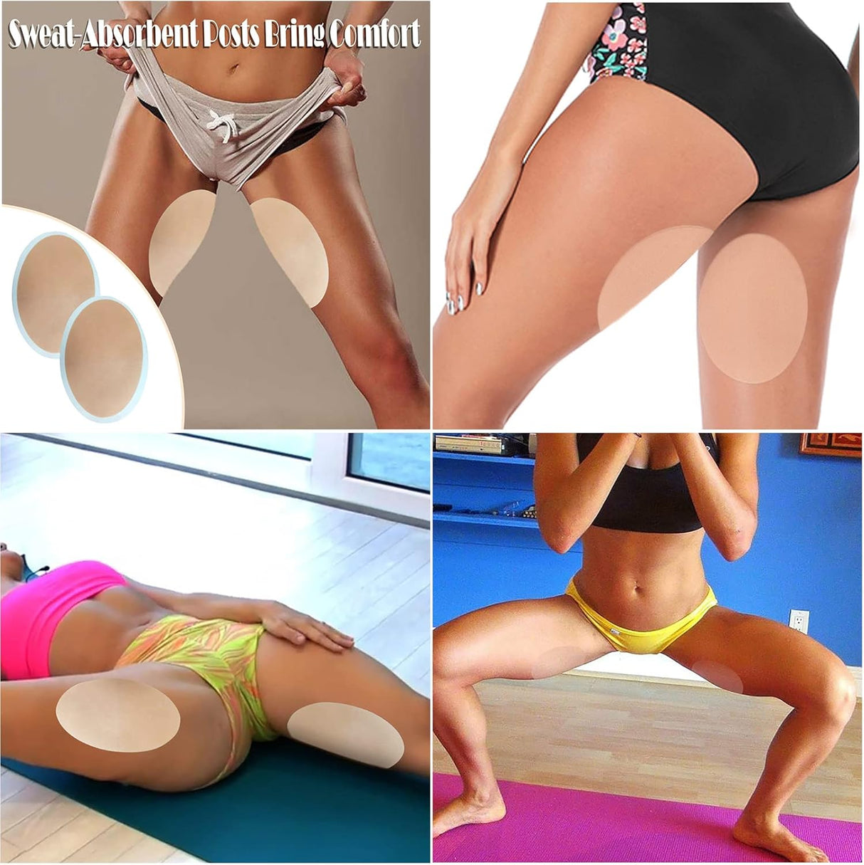 Adhesivo Anti-Rozaduras Muslo Parche Ultrafino Invisible