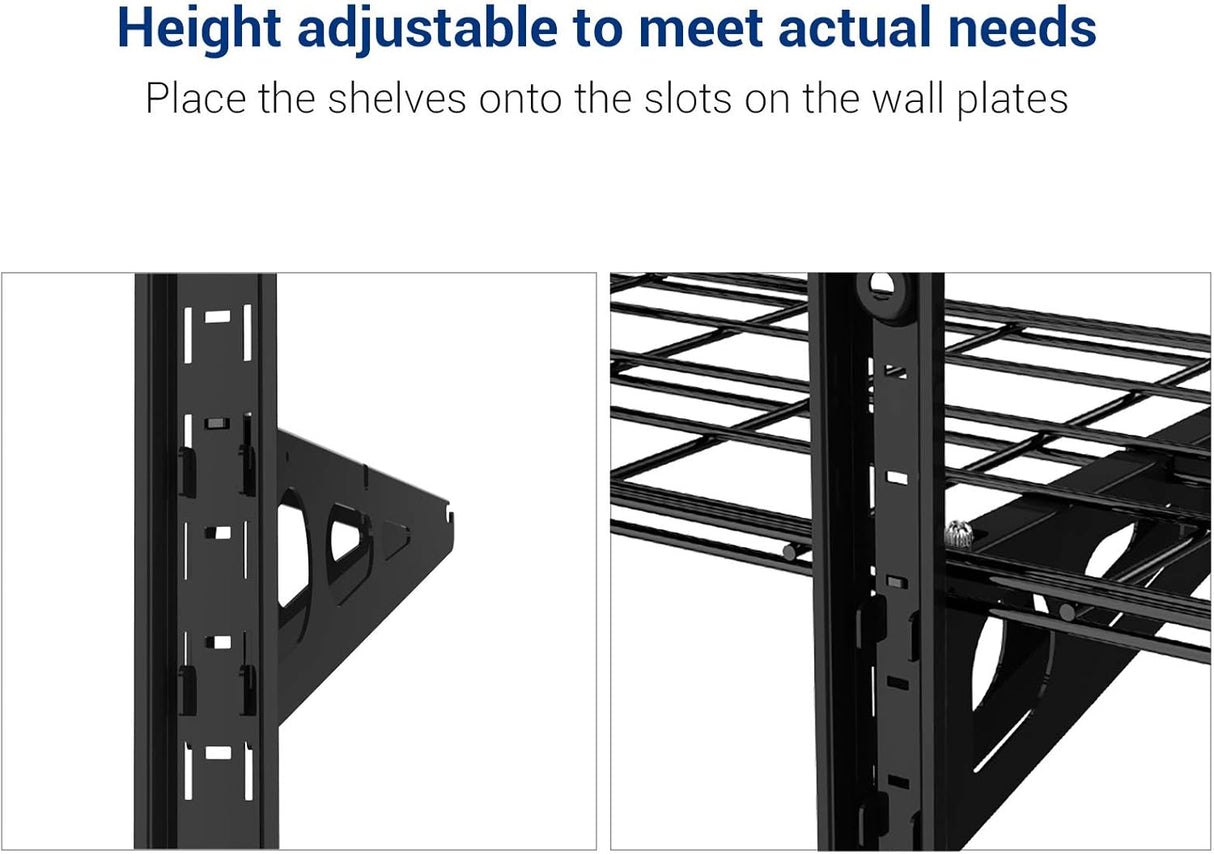 Estantes de pared ajustables - Modelo A22