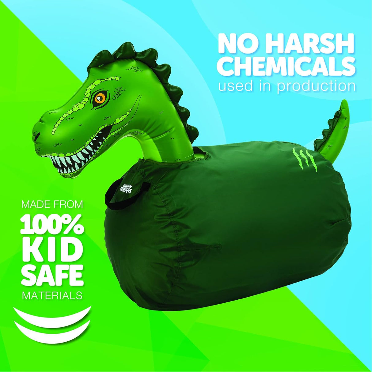 WADDLE Hip Hoppers Inflable Bouncer para Niños, Soporta 250 lbs