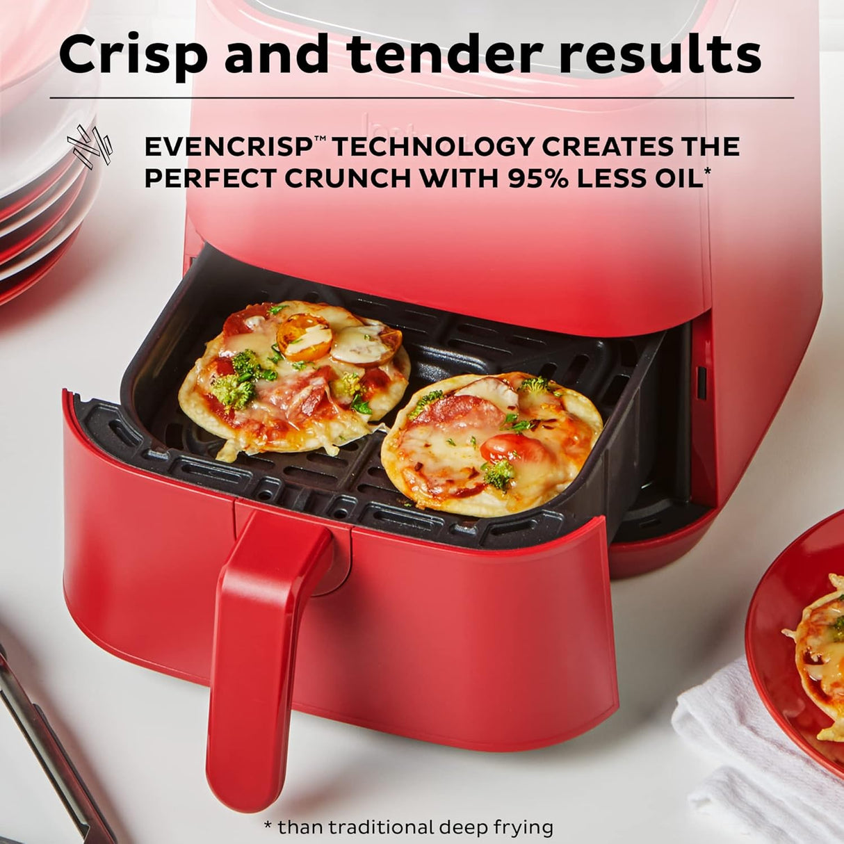 Freidora de Aire Instant Vortex 2QT, Crispa y Hornea, Mini