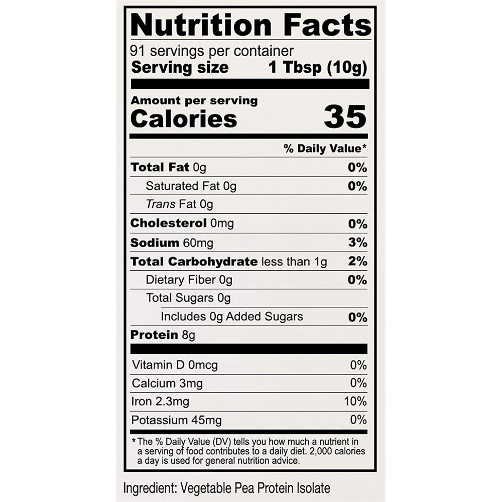 Suplemento Proteína de chícharo de Anthony 's