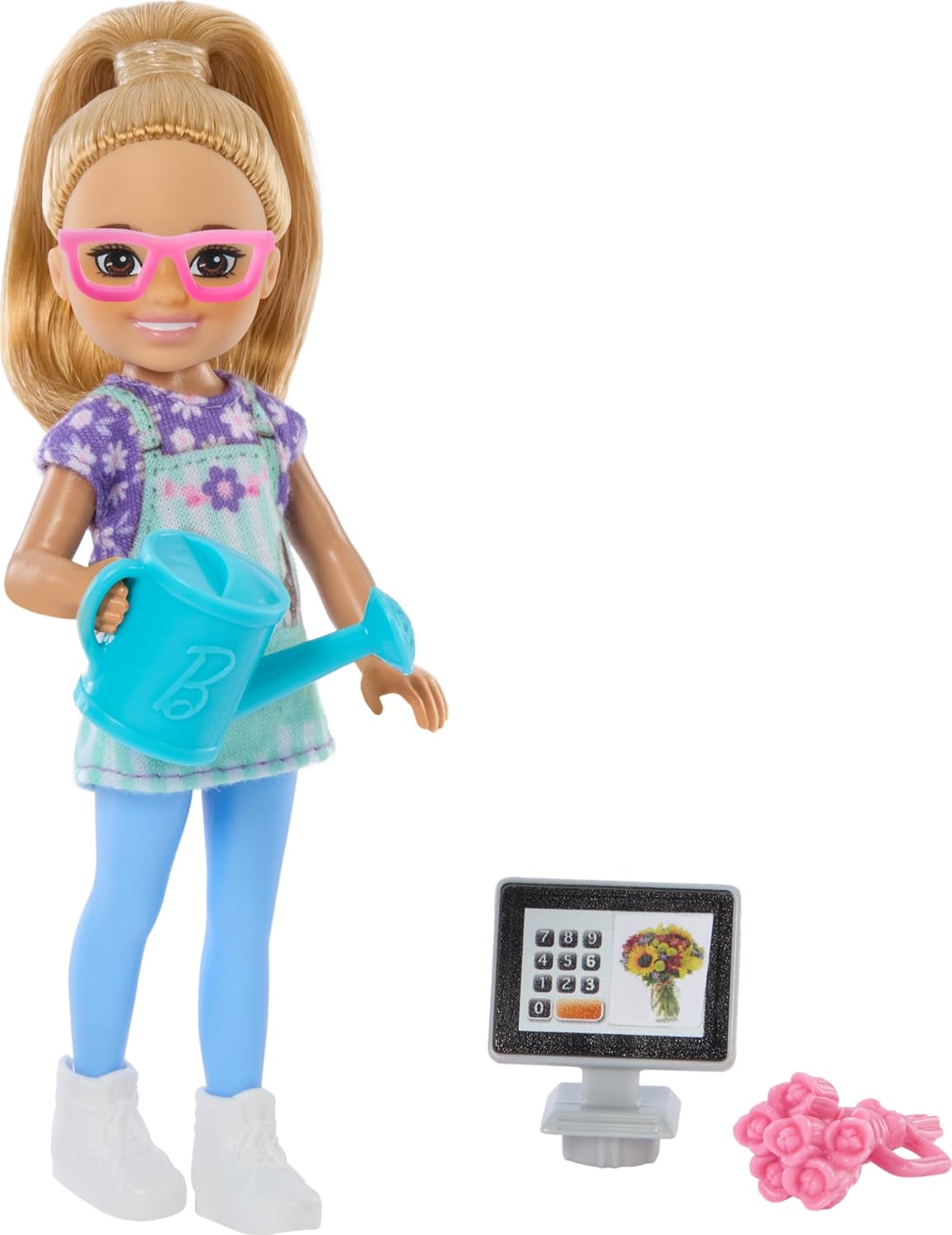 Set de Barbie con accesorios de florista y tienda de flores