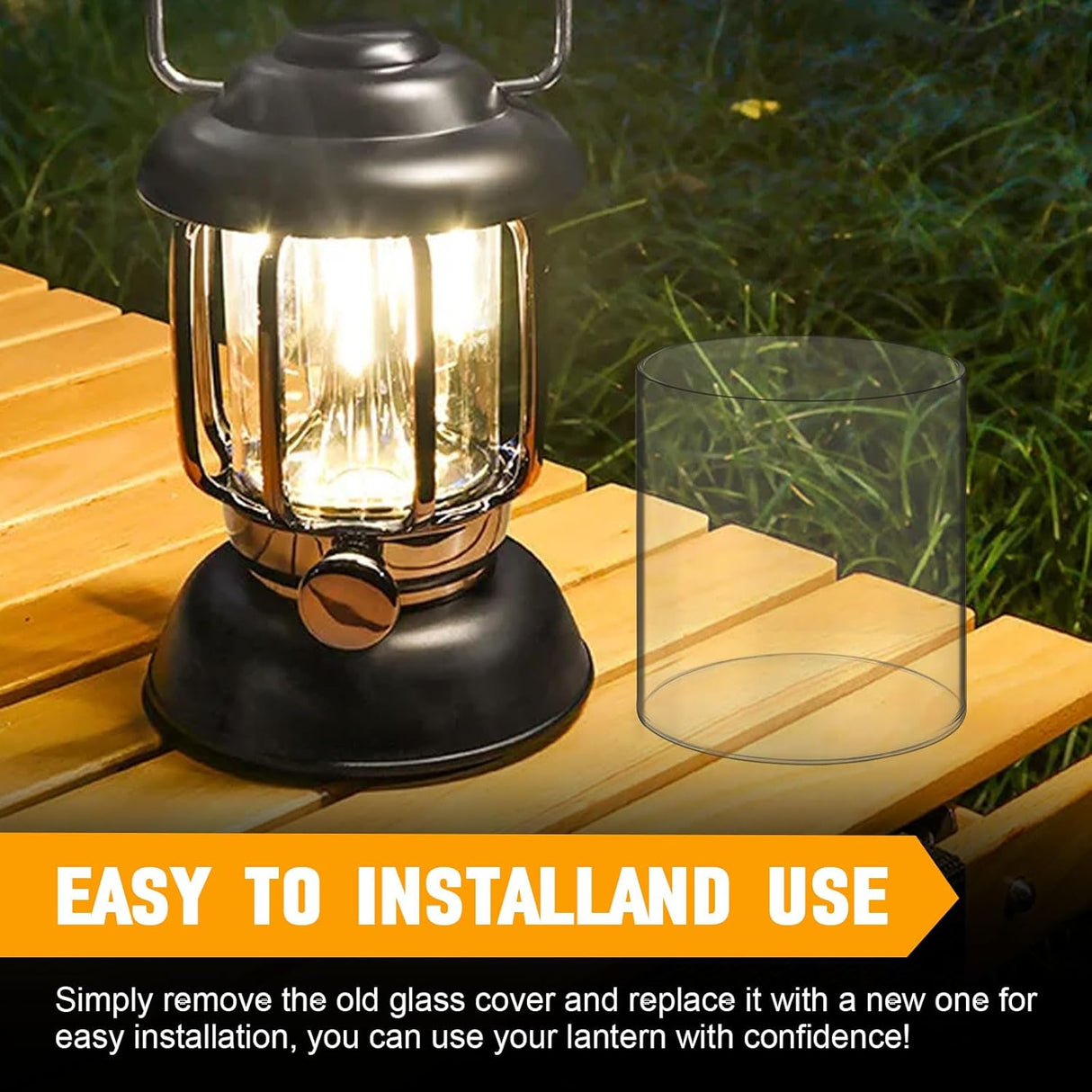 Repuesto de Cristal para Linterna Coleman 288, Accesorios Camping