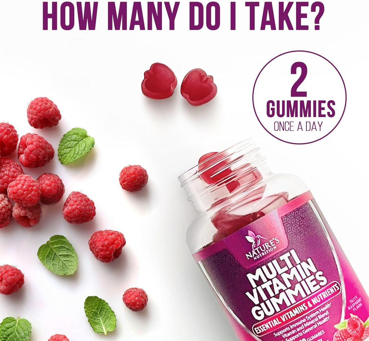 Suplemento multivitamínicas apoyo inmunológico 120 gomitas