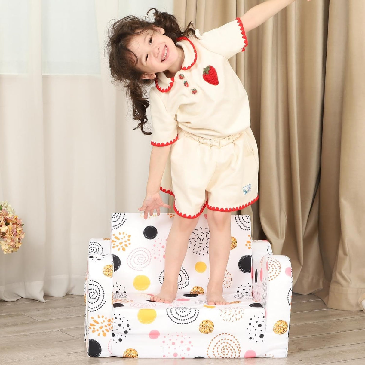 Silla infantil con diseño de fuegos artificiales MOMCAYWEX