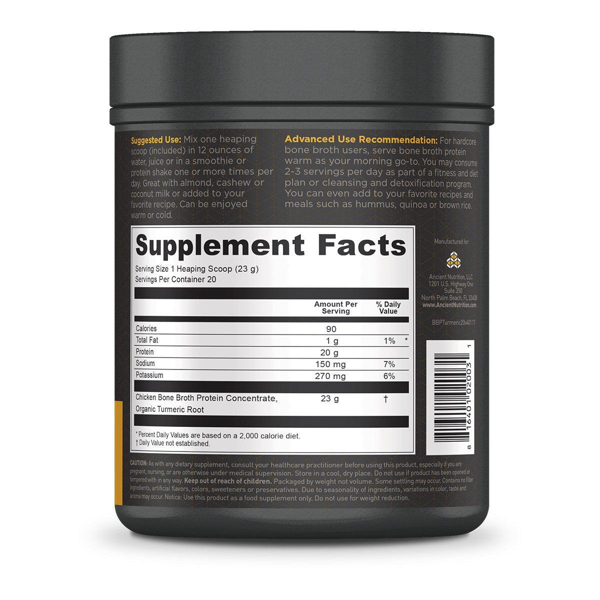 Suplemento Ancient Nutrition BT0031