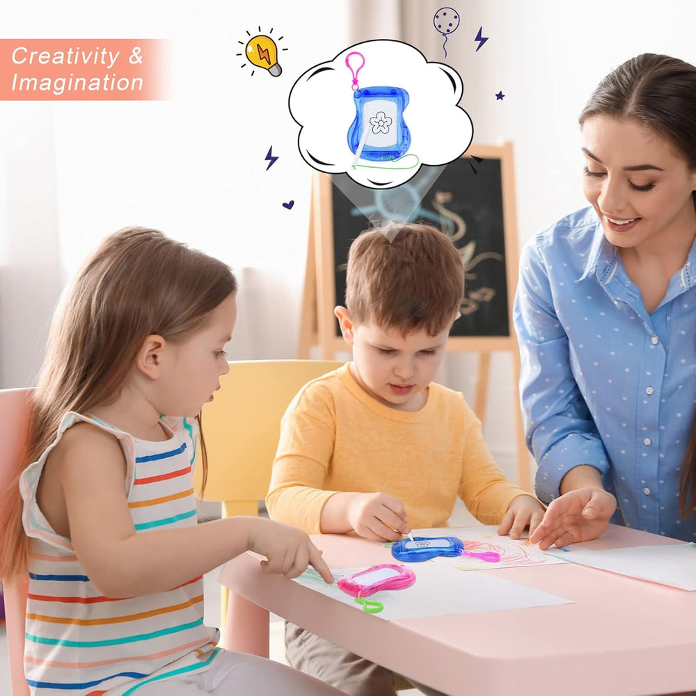 Mini Pizarras Magnéticas Dibujo Borrable con Bolígrafo para Niños
