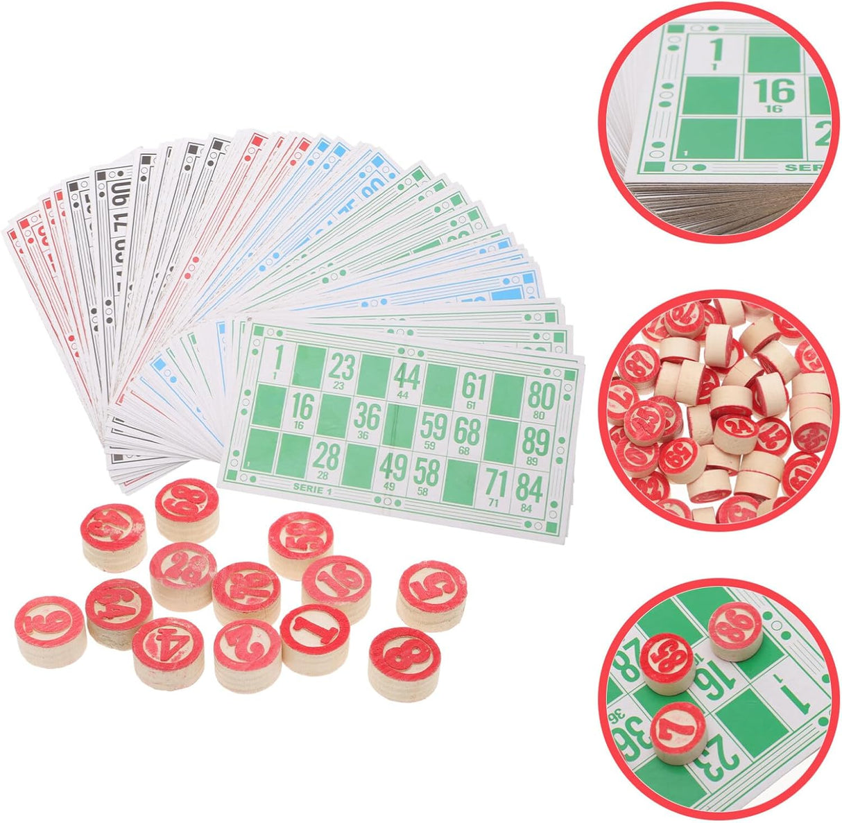 Juego de Bingo Toyvian, Set de Viaje, Fichas y Tableros