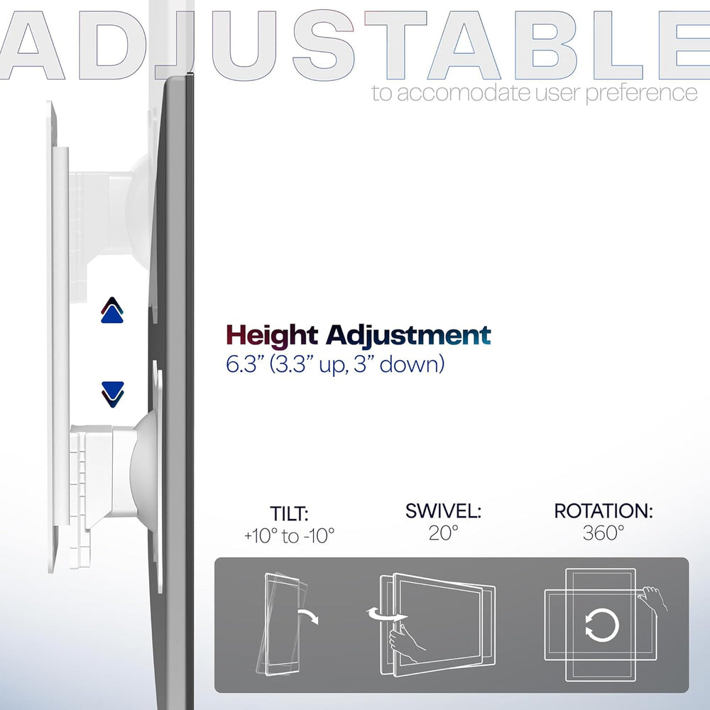 Soporte de pared ajustable VIVO para monitor 17-32, MOUNT-VW01AW