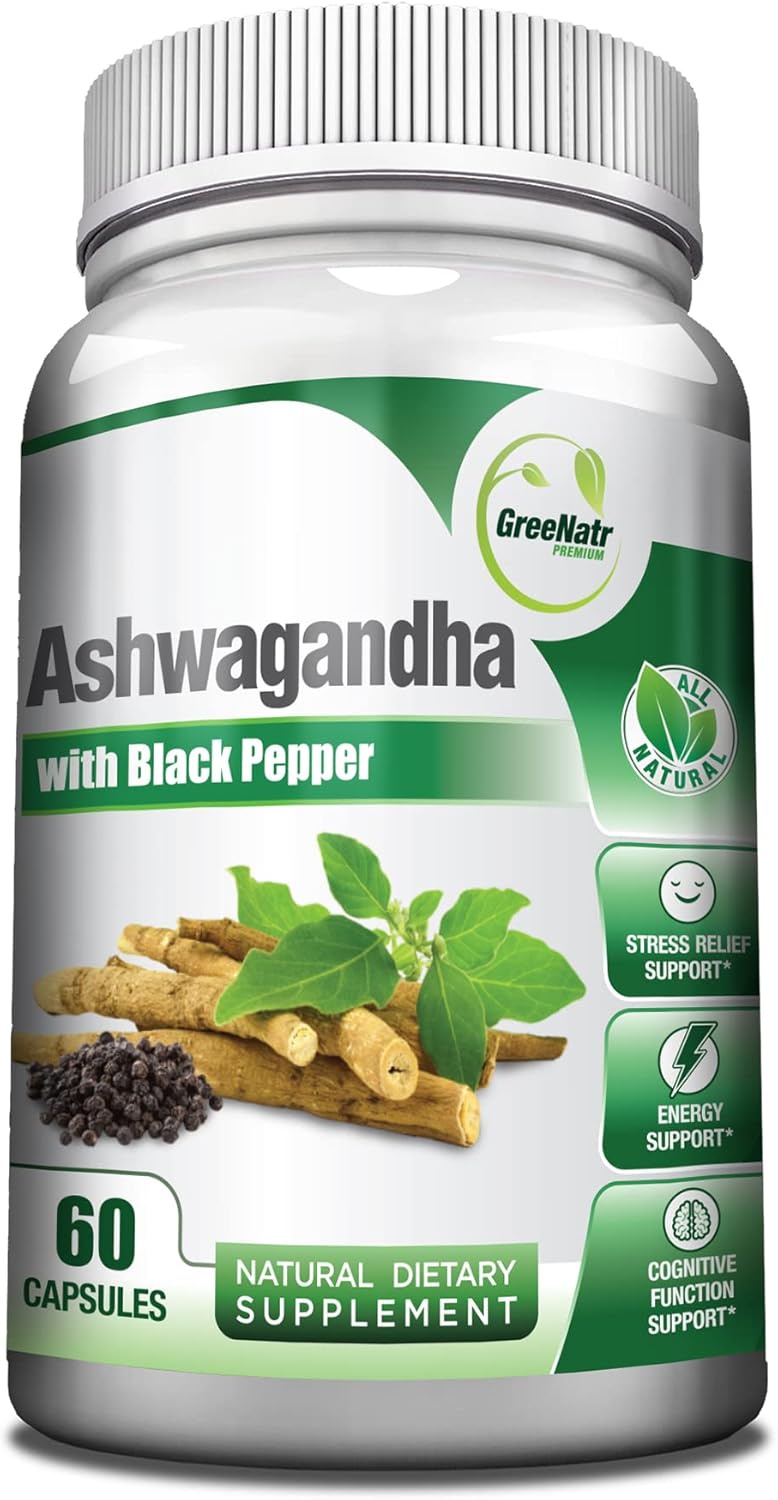 Cápsulas Orgánicas de Ashwagandha - Mejora del Ánimo 1300 mg