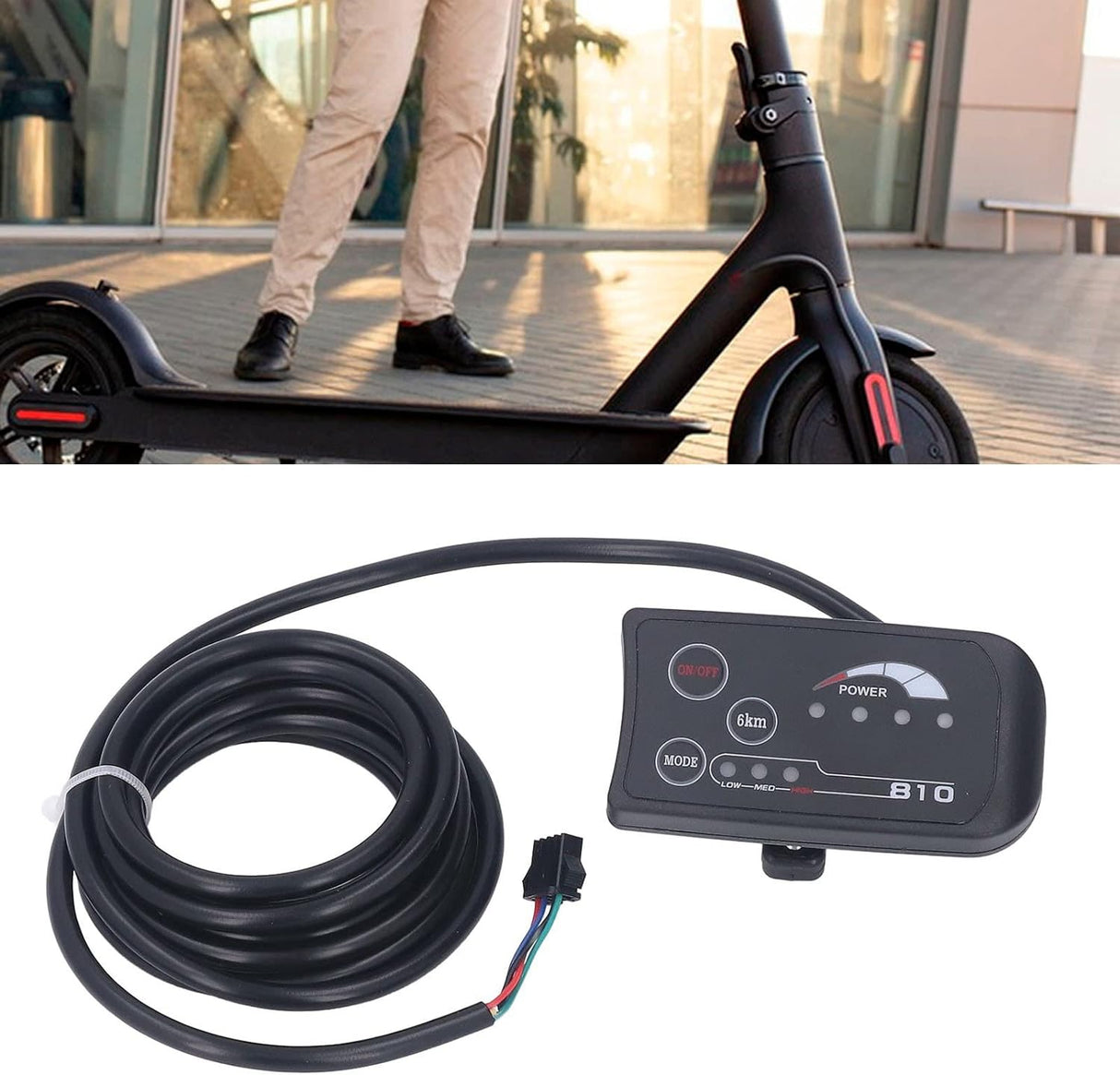 Panel LED RiToEasysports para Bicicleta Eléctrica S810 36V/48V