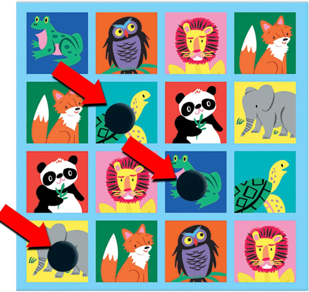 Juego de Bingo Magnético Mudpuppy para Niños, 2 Jugadores