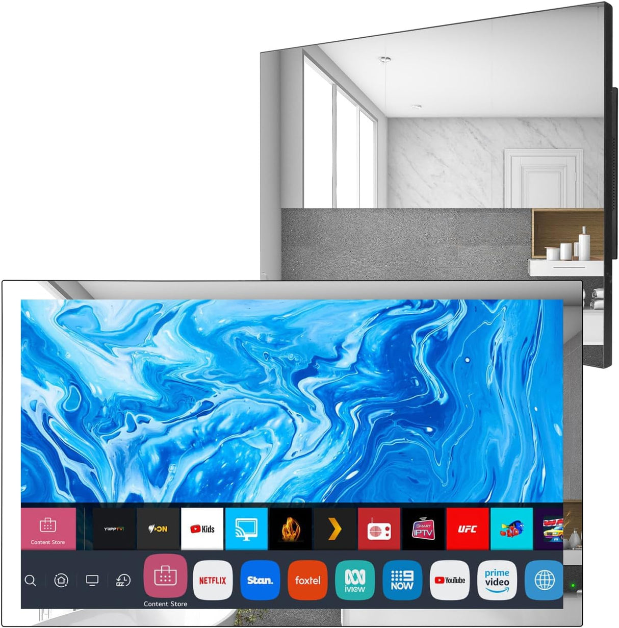 Espejo TV Smart Soulaca 23.8 Bluetooth Alexa Modelo 2024