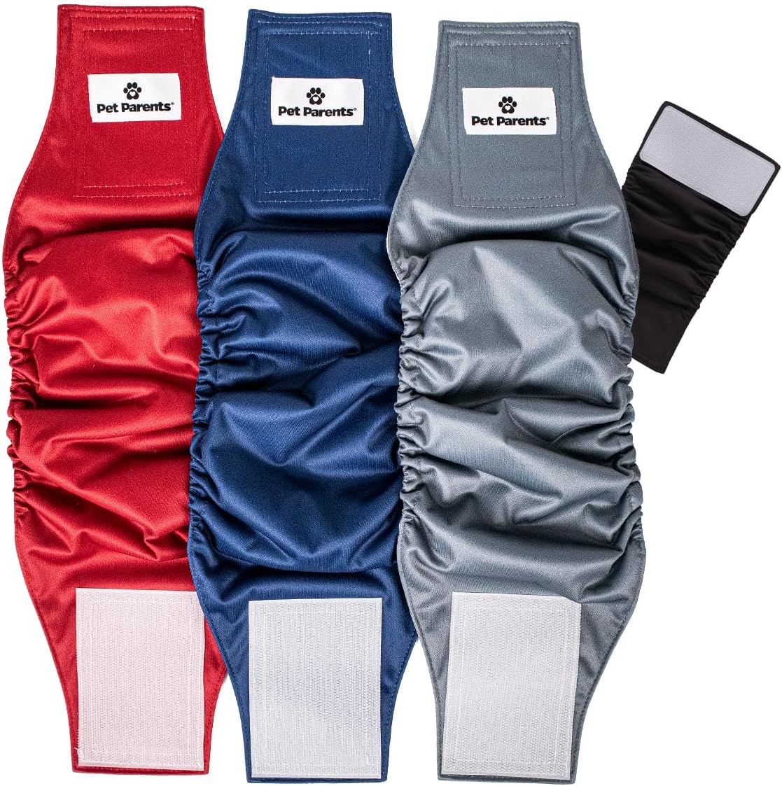 Pet Parents Bandas vientre lavables de alta calidad perros medianos machos