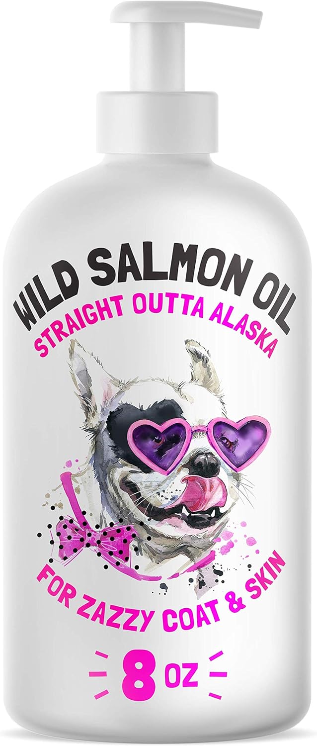 Aceite de salmón salvaje de Alaska para perros y gatos