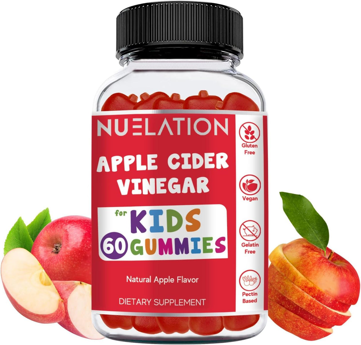 Suplemento de vinagre de sidra de manzana NUELATION