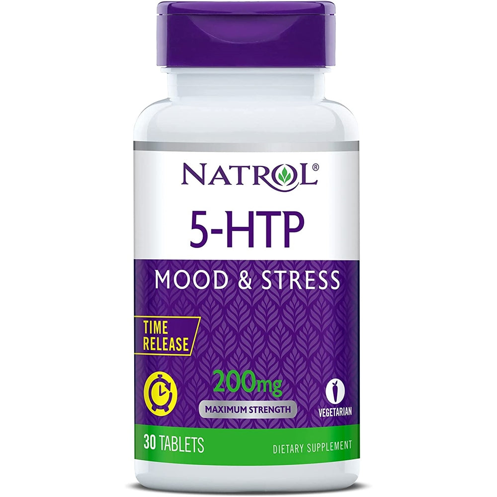 Suplementos Natrol 5-HTP Time Release Píldoras NROL