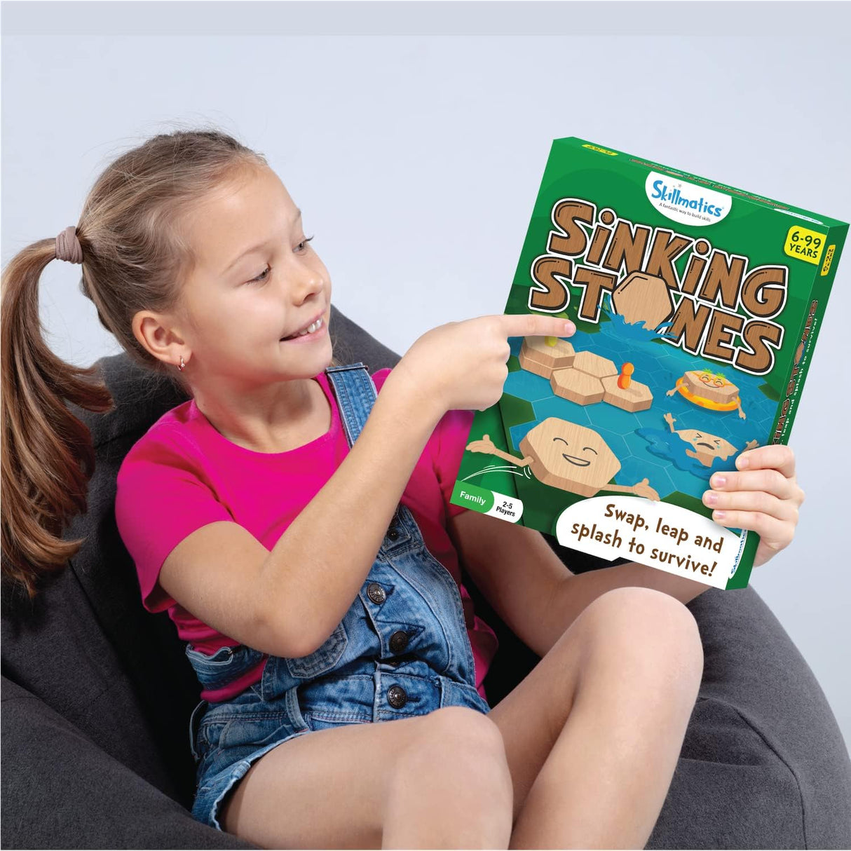 Juego de Estrategia Sinking Stones - Skillmatics, 6 años+