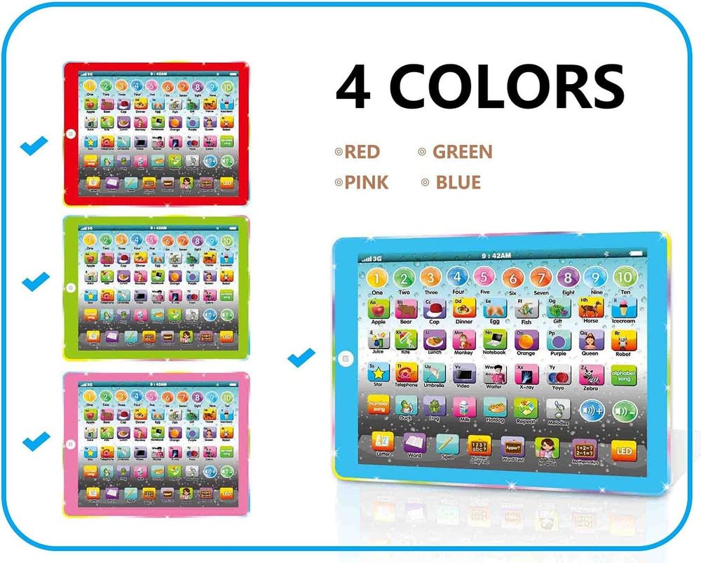 Tableta Educativa para Niños - Interactiva con Música y Números