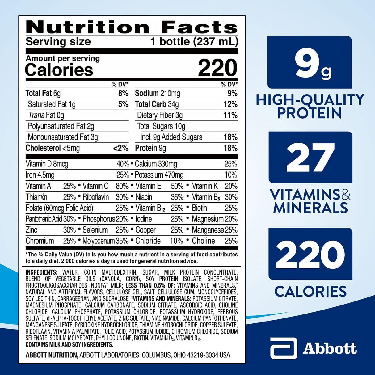 Suplementos Alimenticios batido de nutrición original