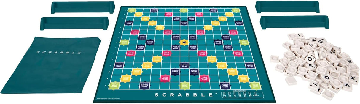 Scrabble Original en Español de Mattel - Juego de Mesa 36.8x26.7 cm
