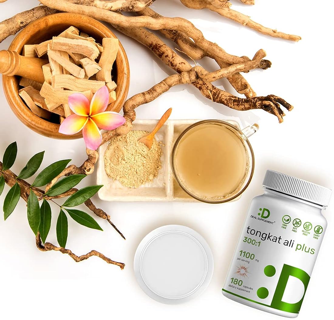 Suplementos Tongkat Ali Extracto 1100 mg por porción