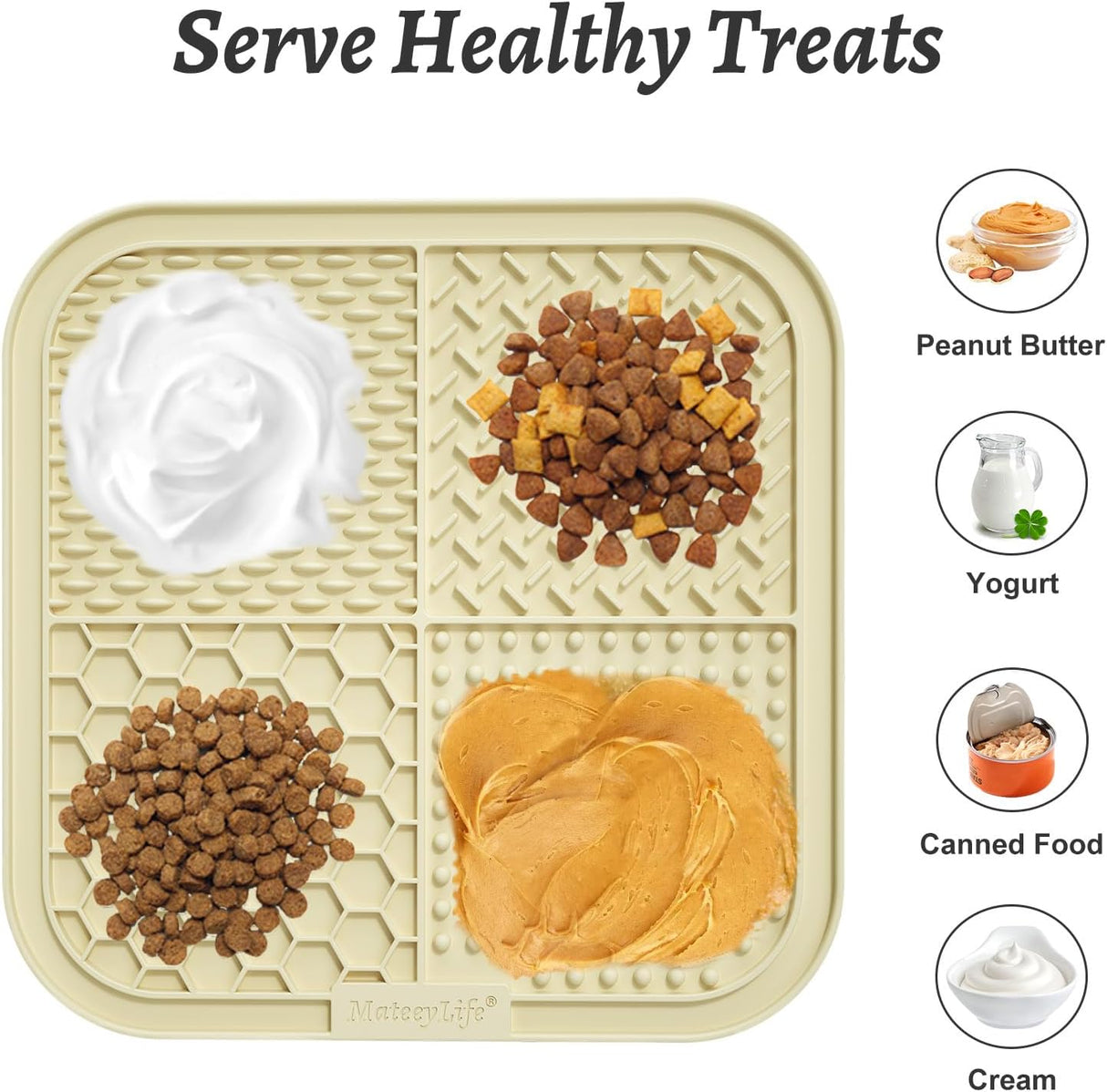 Alfombrilla grande para lamer perros 2 piezas