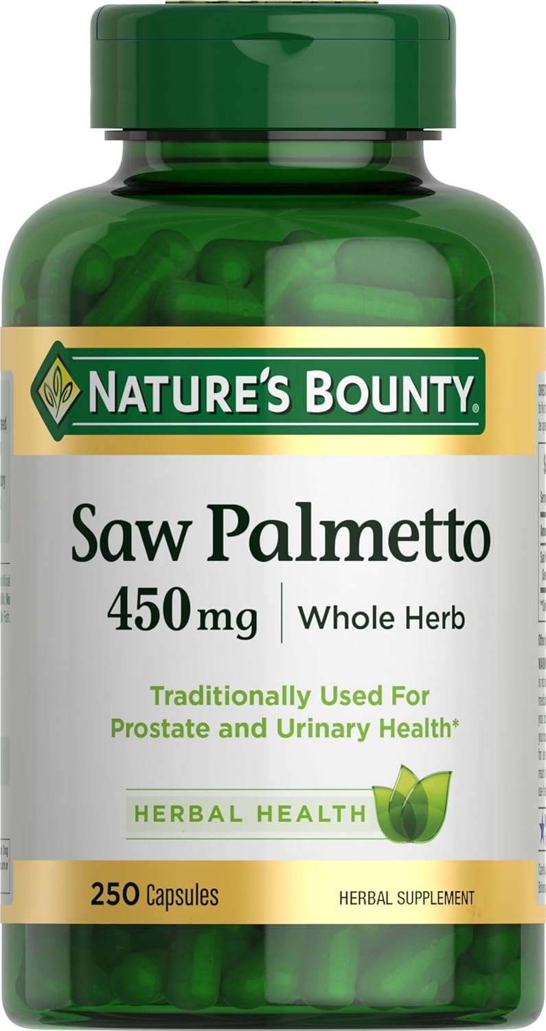 Suplemento Nature's Bounty de palma enana americana 0.01 oz